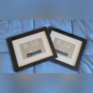 Set Of 2 Black Picture Frames